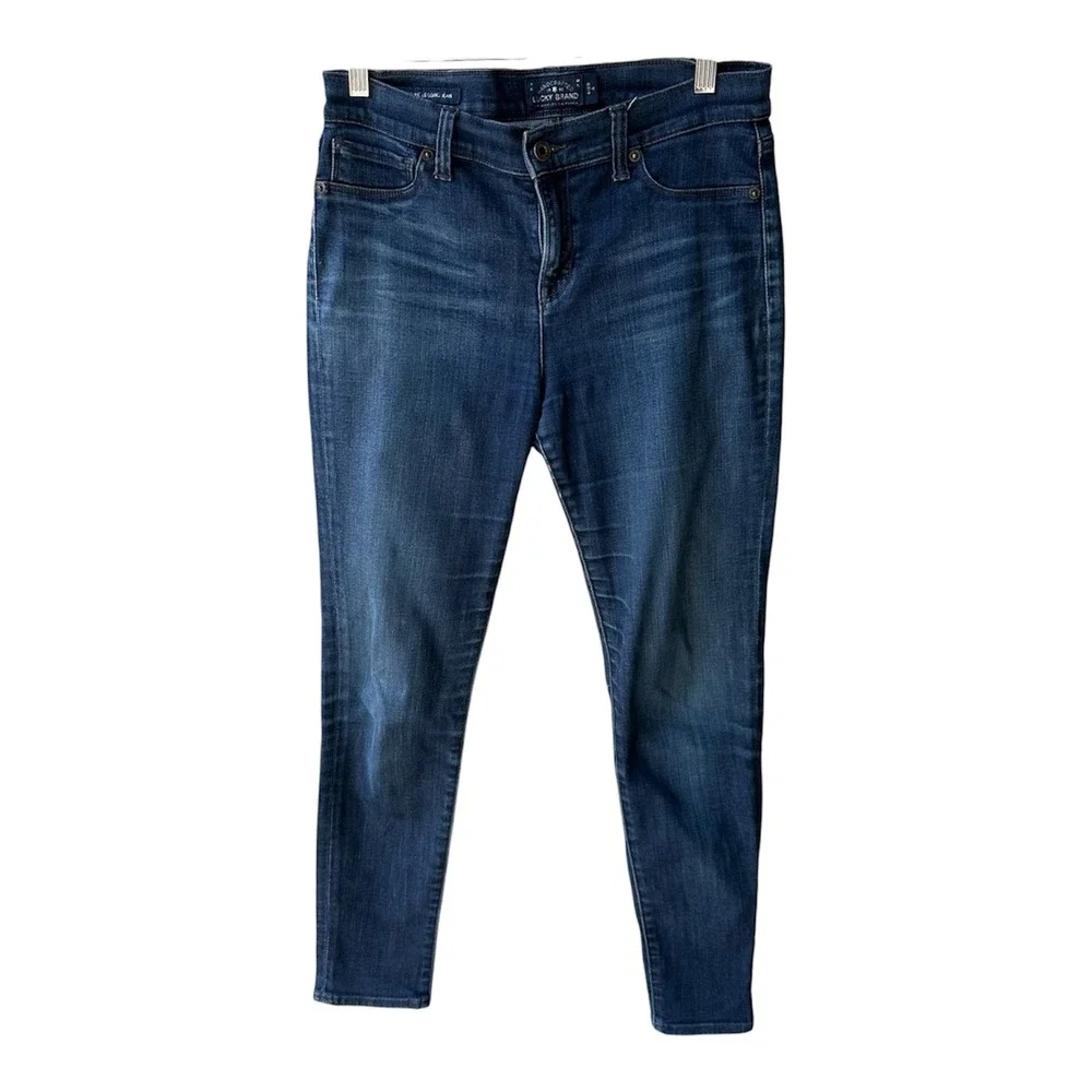 Lucky Brand Jeans Pants Brooke Legging Jean Dark Blue Denim Skinny Womens Sz 29